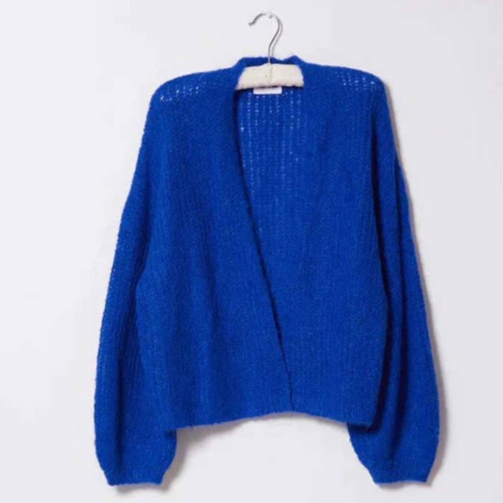 ATELIER DELPHINE CORA CARDIGAN ROYAL BLUE MEDIUM